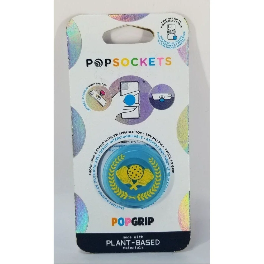 POPSOCKETS Phone Grip‎ Unisex OS Multicolor New PopGrip Pickleball Stand